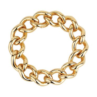Pulseira Elo Berloque Media em Ouro Amarelo - Helder Joalheiros 