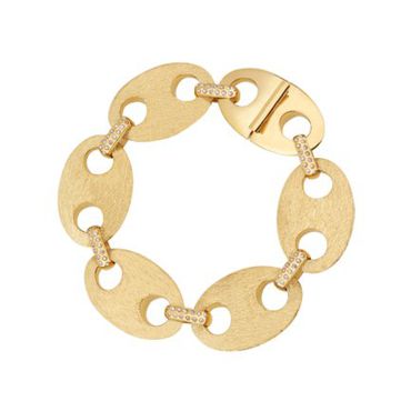 Pulseira Elo Gut Fosca em Ouro Amarelo - Helder Joalheiros 