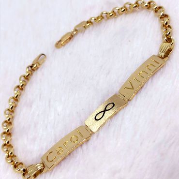Pulseira em Ouro 18k Personalizada - Helder Joalheiros 