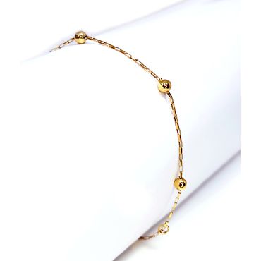 Pulseira de Bolinha - Ouro 18k 750 - Helder Joalheiros 