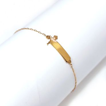 Pulseira em Ouro 18k Bailarina - Helder Joalheiros 