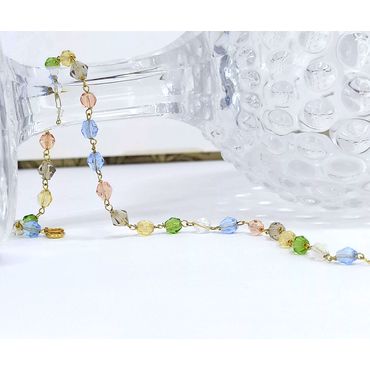 Pulseira em Ouro 18k Cristais Sintéticos Coloridos - Helder Joalheiros 
