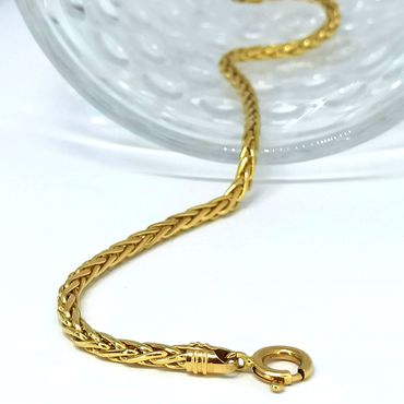Pulseira Palmeira em Ouro 18k - Helder Joalheiros 
