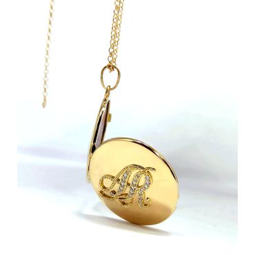 Relicário Organograma Diamante Éterno em Ouro 18k Personalizado - Helder Joalheiros 