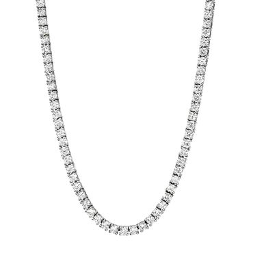 Gargantilha em Ouro 18k Riviera com Diamantes de 10 Pontos, 15 Pontos e 20 Pontos - Helder Joalheiros 