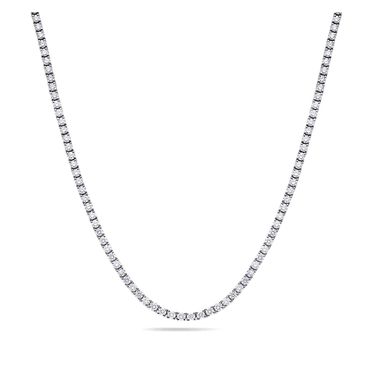 Gargantilha Riviera em Ouro 18k com Diamante de 3 e 5 Pontos - Helder Joalheiros 