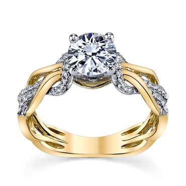 Anel Solitário em Ouro 18k com Diamantes - Helder Joalheiros 