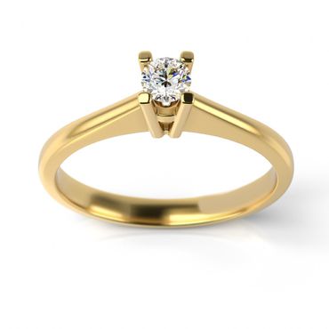 Anel de Noivado com Diamante - Helder Joalheiros 