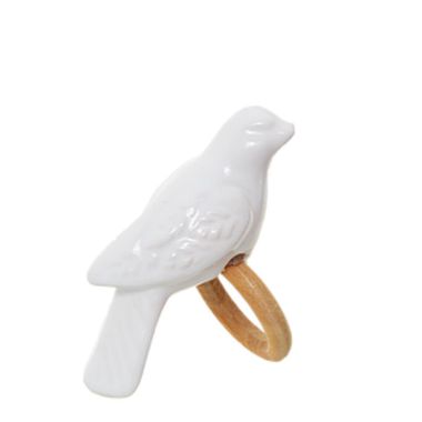 Porta guardanapo pássaros cerâmica - ATELIER COUVERT