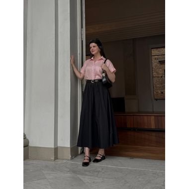 Saia Godê Hepburn Preta 