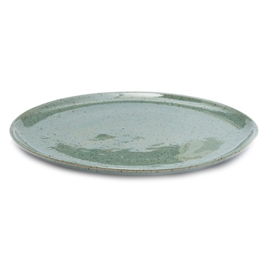 Prato raso cerâmica verde mar - ATELIER COUVERT