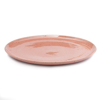 Prato raso cerâmica rosa - ATELIER COUVERT