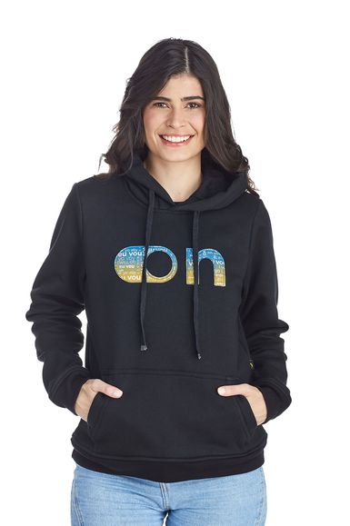 Blusa De Moletom Com Bolso Canguru Jovem Adventista Eu Vou O... - IPROMOVE