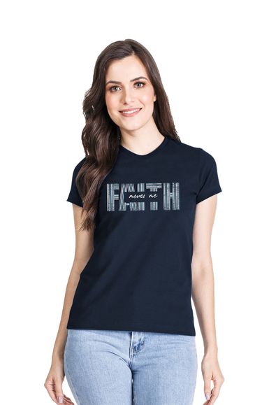 Camiseta Baby Look Dry-fit Faith Feminina - IPROMOVE