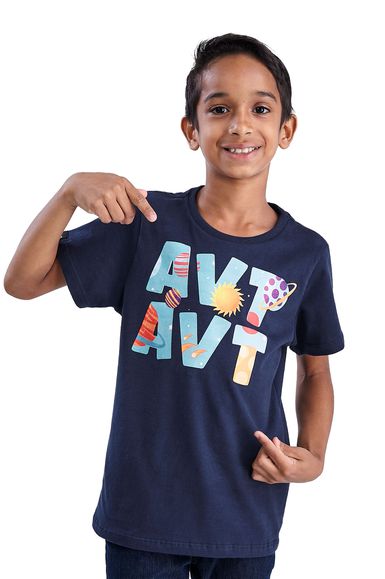 Camiseta Infantil Aventureiros Universo Unissex - IPROMOVE