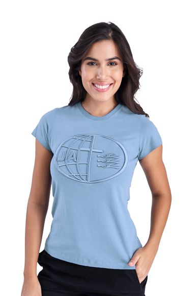 Camiseta Baby Look Bordada Jovem Adventista Feminina - IPROMOVE