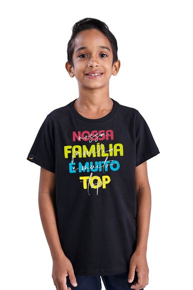 Camiseta Infantil Família Lüdtke Nossa Família É Muito Top U... - IPROMOVE