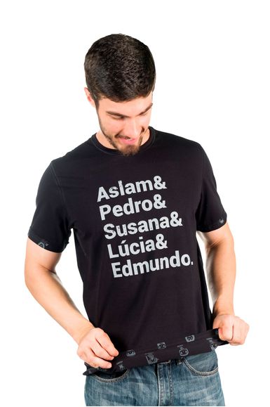 Camiseta Personagens Nárnia Masculina - IPROMOVE