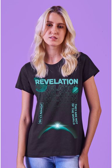 Camiseta Meu Metaverso Baby Look Revelation Feminina - IPROMOVE