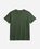Camiseta Masculina Premium Verde Militar Sem Costura Lateral – 100% Algodão Caimento Natural 