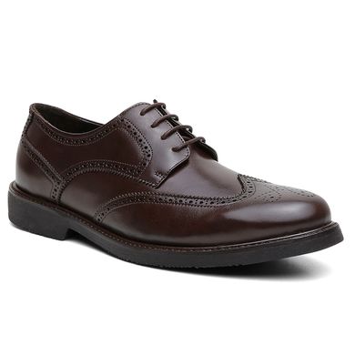 SAPATO MASCULINO DERBY BROGUE PARIS CAFÉ - Bernatoni Calçados