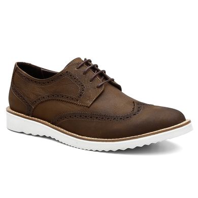 SAPATO MASCULINO DERBY BROGUE MILÃO TABACO - Bernatoni Calçados