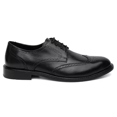 SAPATO SOCIAL DERBY BROGUE BÉLGICA PRETO - Bernatoni Calçados