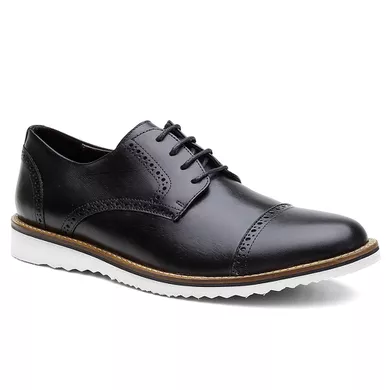 SAPATO MASCULINO DERBY ALBÂNIA PRETO - Bernatoni Calçados