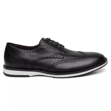 SAPATO MASCULINO DERBY BROGUE DENVER PRETO - Bernatoni Calçados