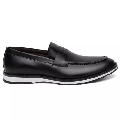 MOCASSIM CASUAL CHICAGO PRETO - Bernatoni Calçados