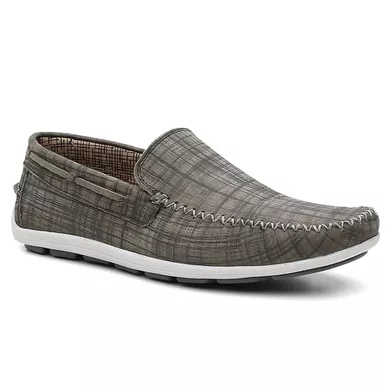 SAPATO MASCULINO MOCASSIM NOYON CINZA - Bernatoni Calçados