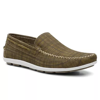 SAPATO MASCULINO MOCASSIM NOYON OLIVA - Bernatoni Calçados