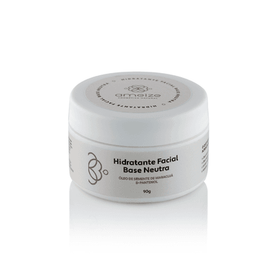 Creme Hidratante Facial Base Neutra 90g Sem Perfume Personalizáve... - Aroma Acessórios