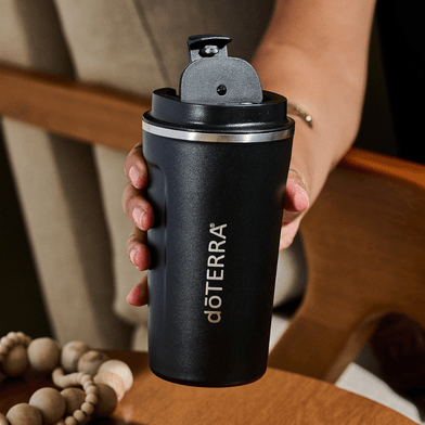 Copo Térmico 500ml Flow Preto - Aroma Acessórios