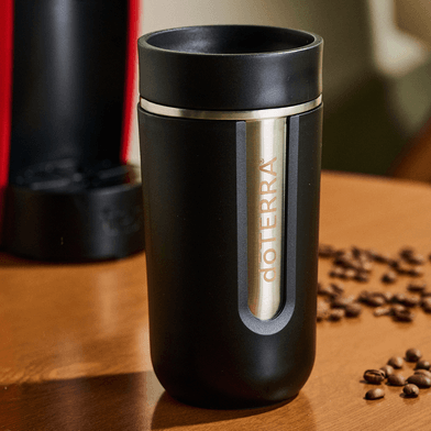 Copo Térmico 400ml Essence Preto - Aroma Acessórios