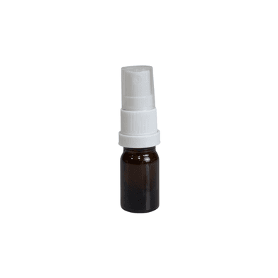 Frasco De Vidro Âmbar Spray 05ml Kit c/5 - Branca - Aroma Acessórios