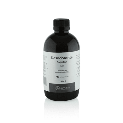 Base Desodorante Roll-on Neutra Natural e Vegana 250ml - Aroma Acessórios