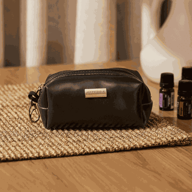Necessaire Pettit Travel Preta dōTERRA Para 10 Frascos De 5ml - Aroma Acessórios