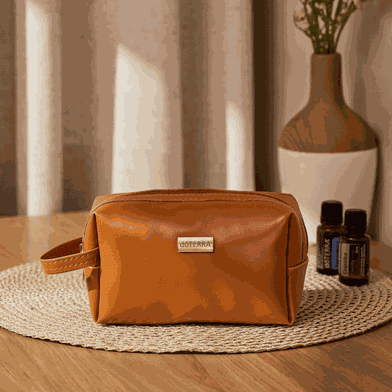 Necessaire Plus Caramelo dōTERRA Para 10 Frascos De 05 E 15ml E R... - Aroma Acessórios