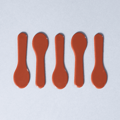 Espátula Para Aplicação De Cosméticos Kit c/5 - Marrom - Aroma Acessórios