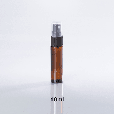 Frasco de Vidro Âmbar Spray Grosso 10ml - Preto - Aroma Acessórios