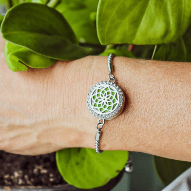 Pulseira Difusora de Aromas Bhadra - Mandala - Aroma Acessórios
