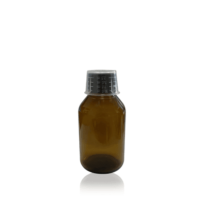 Frasco De Vidro Âmbar Para Xarope 100ml - Aroma Acessórios