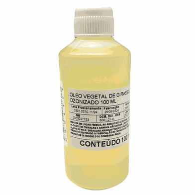 Óleo De Girassol Ozonizado 100ml - Aroma Acessórios