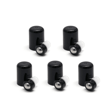 Tampa Roller Para Frasco dōTERRA R18 Preto kit c/ 5 unid. - Aroma Acessórios