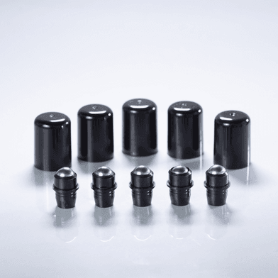 Tampa Roller Para Frasco dōTERRA R18 Preto kit c/ 5 unid. - Aroma Acessórios