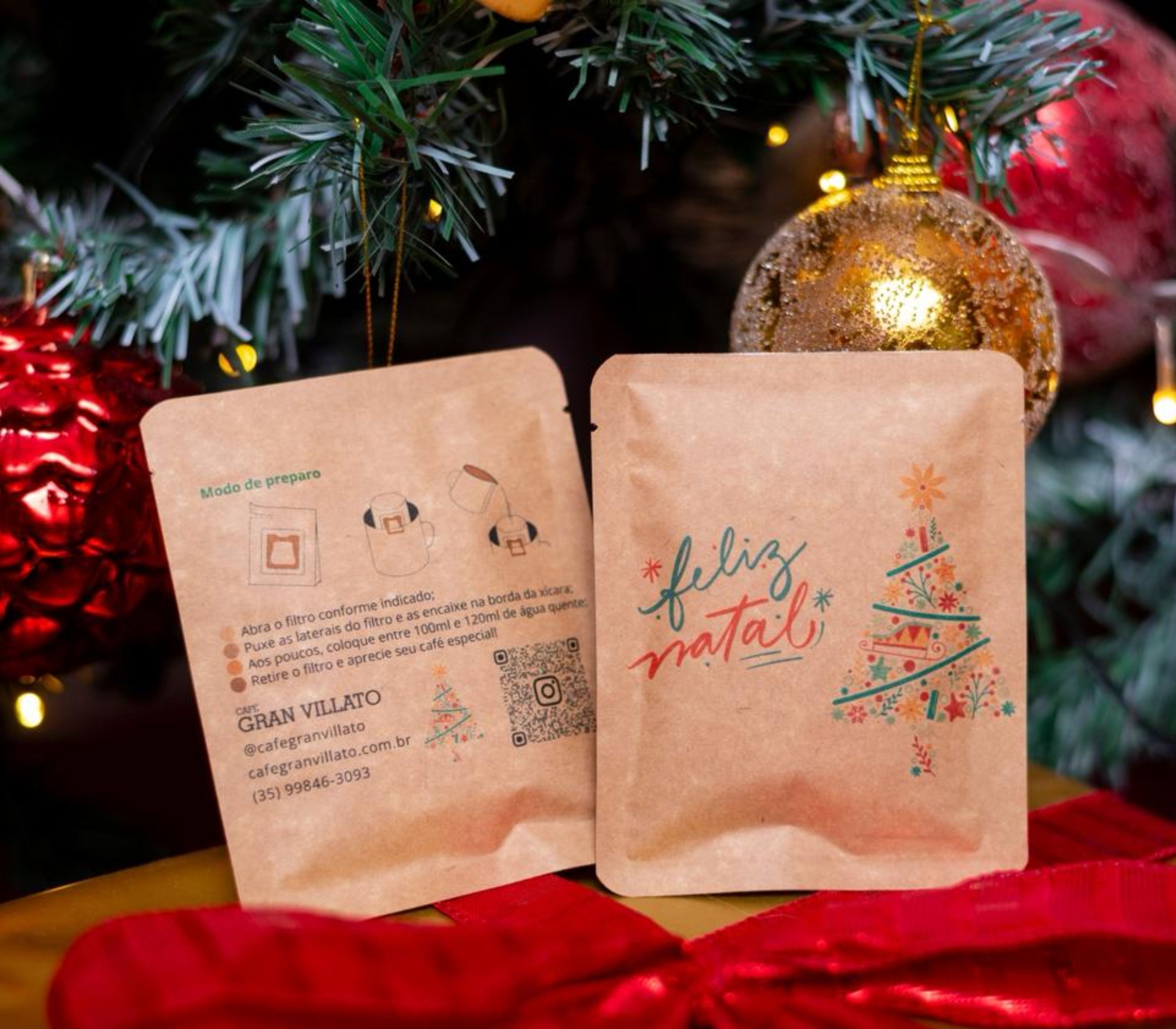 1 Drip Coffee Natalino (sortido) - Café Gran Villato