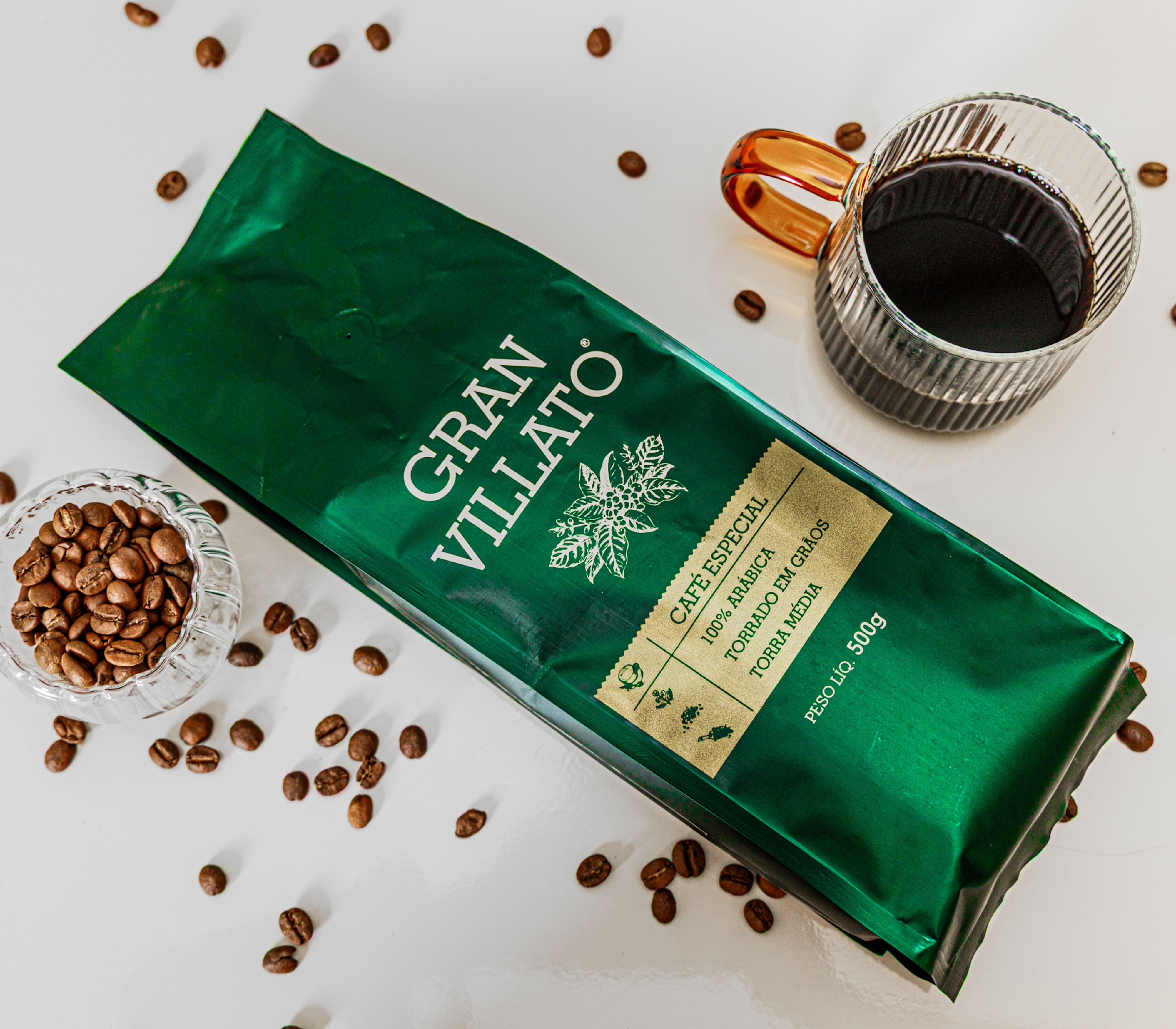 Café Especial Torrado em Grãos 500g - Café Gran Villato
