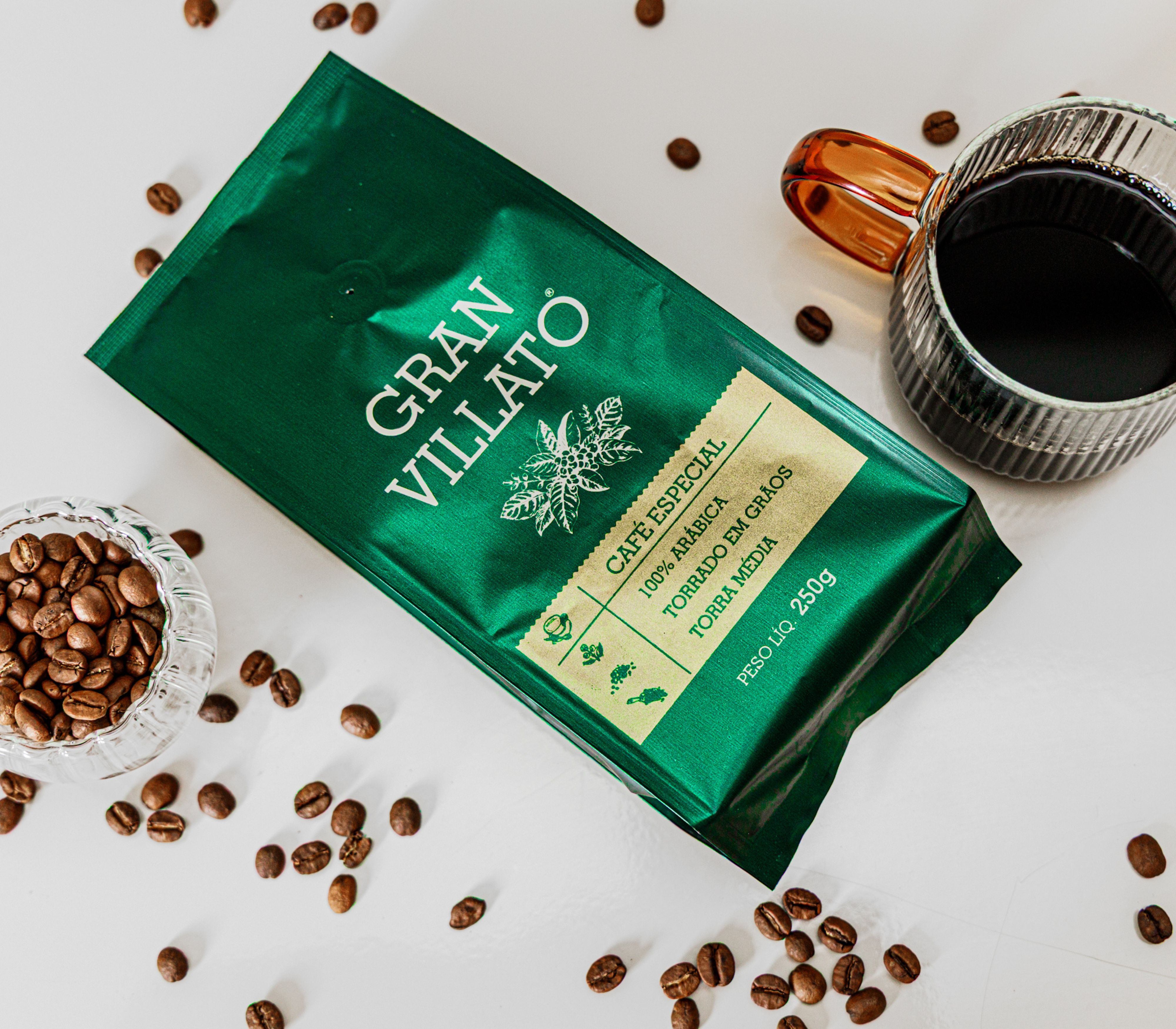 Café Especial Torrado em Grãos 250g - Café Gran Villato