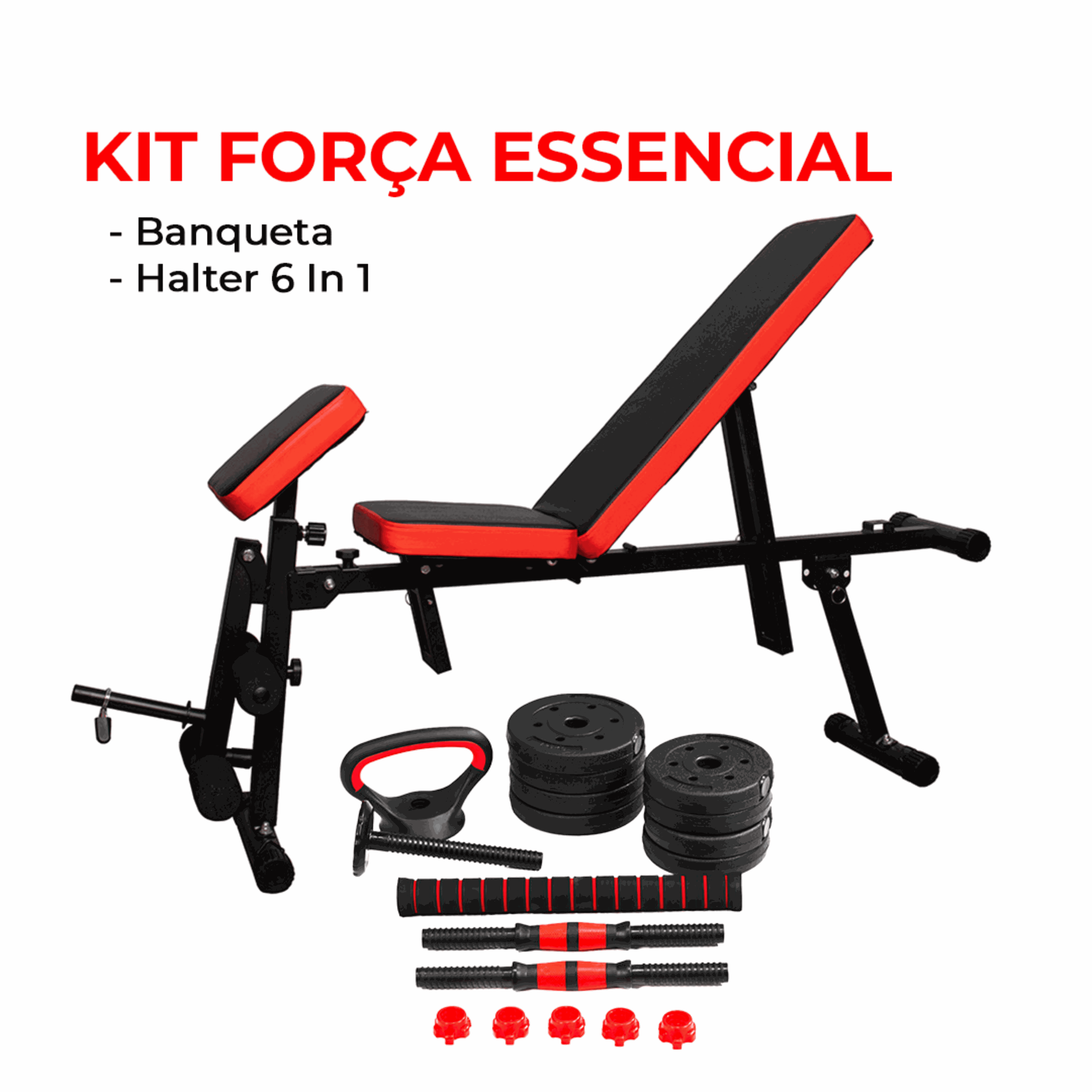 Kit Força Essencial | Livevo - Kit Força Essencial... - VAI DE CARDIO